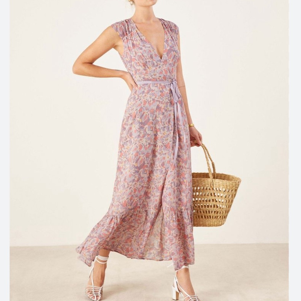 Reformation floral dress size medium